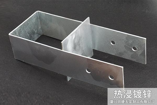 WE14_固定式立柱預埋件-木結構別墅金屬配件